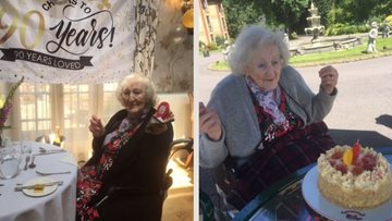 Henley care home Resident celebrates 90th birthday